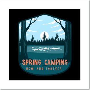 Spring Camping Posters and Art